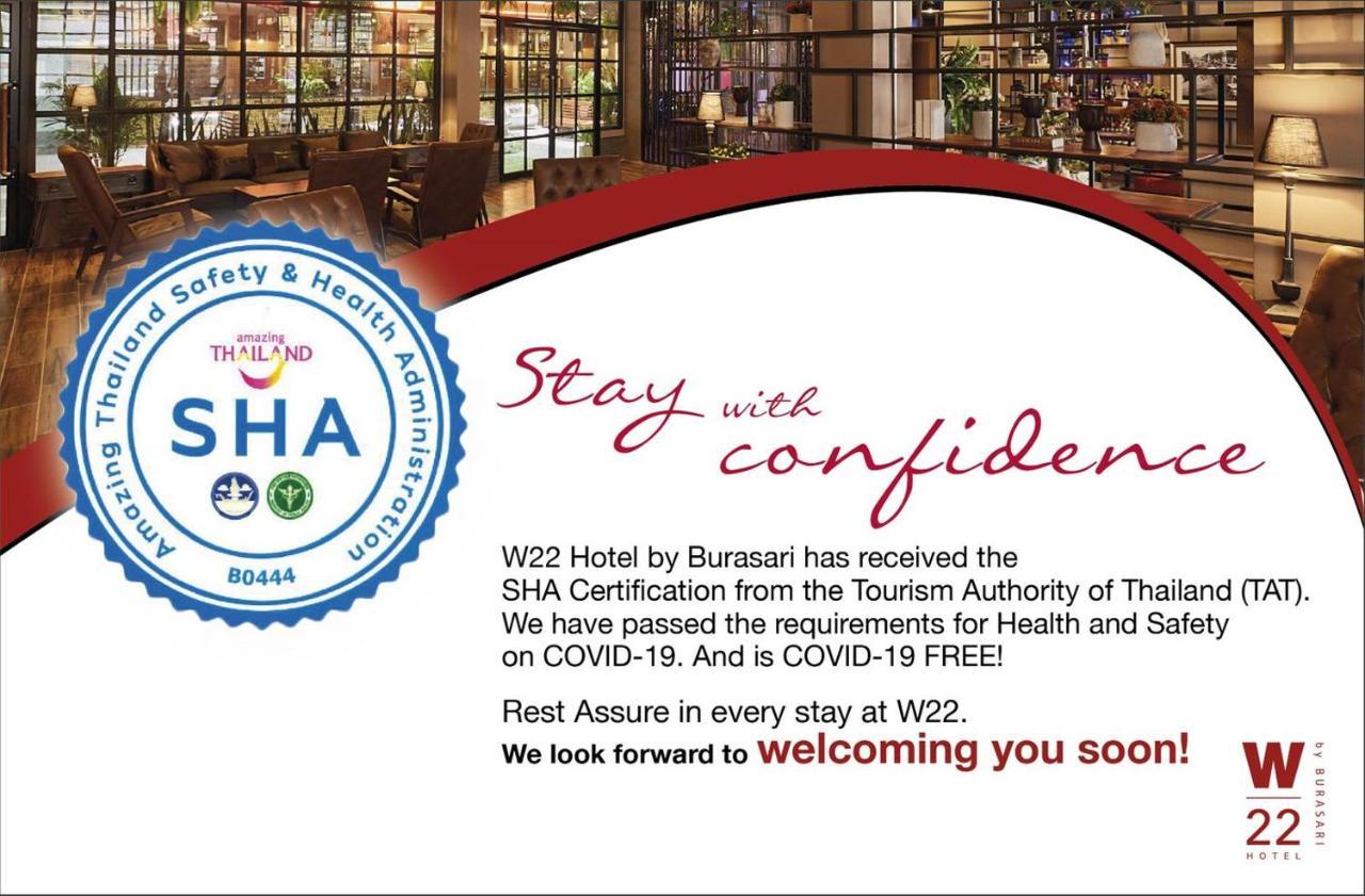 W22 By Burasari - Sha Extra Plus Certified Bangkok Exteriér fotografie